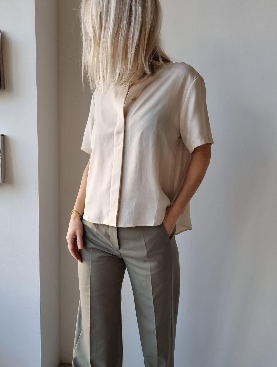Meer kijk in Stof Samsøe & Samsøe Mina shirt Whitecap grey – Studione9en