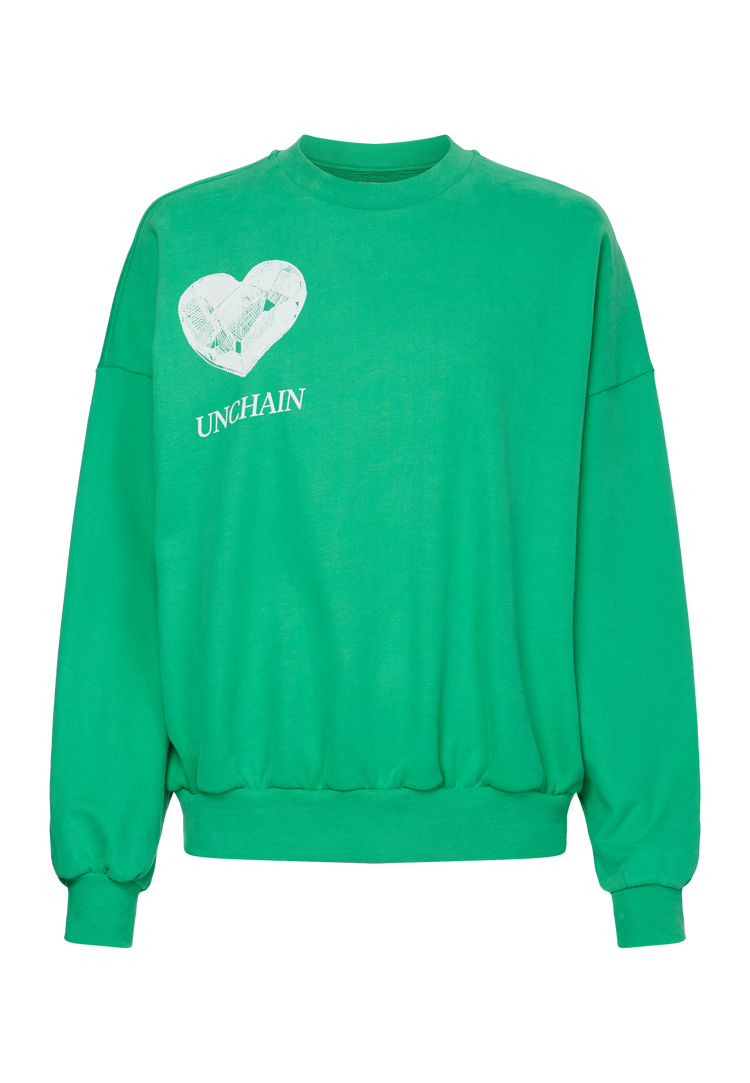 herhaling gerucht Bewonderenswaardig Zoe Karssen Willow Unchain artwork sweater Green – Studione9en