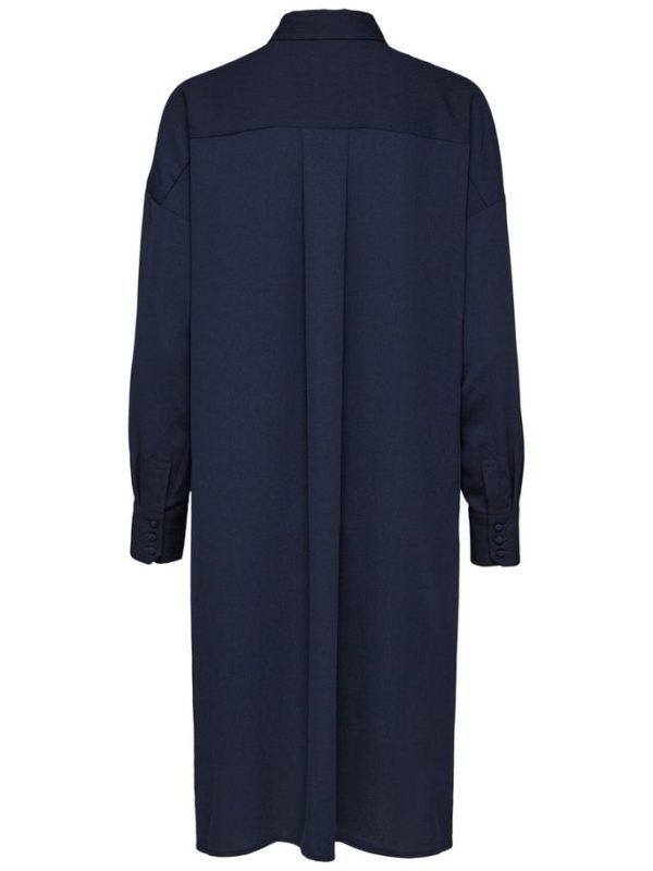 Selected Femme Dorit Tonia shirt dress night sky