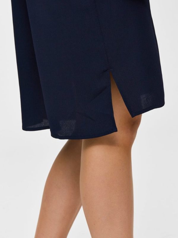Selected Femme Dorit Tonia shirt dress night sky