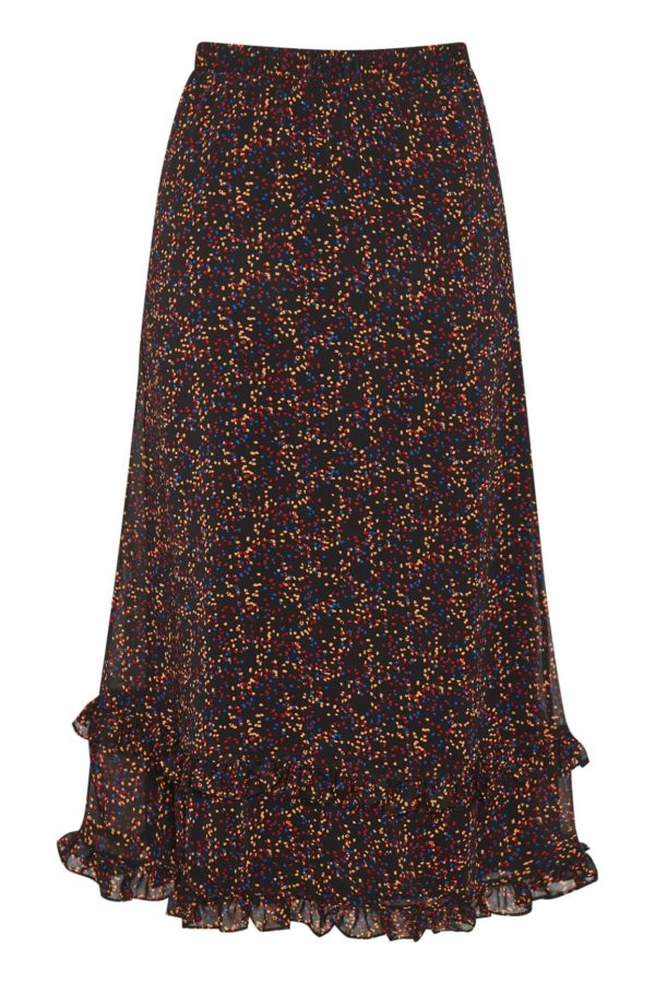Gestuz Almina skirt black multi dot