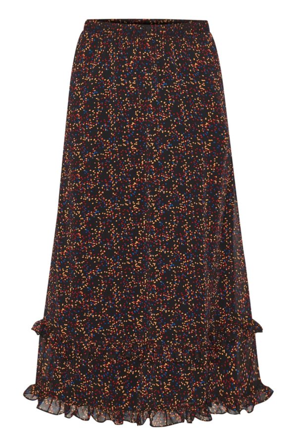 Gestuz Almina skirt black multi dot