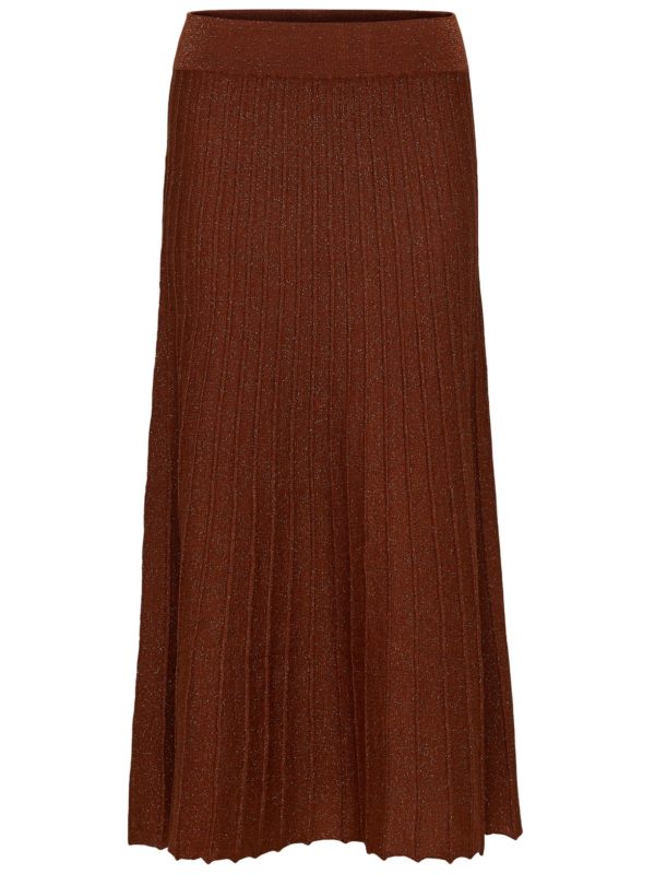 Selected Femme Zamba skirt Ginger bread