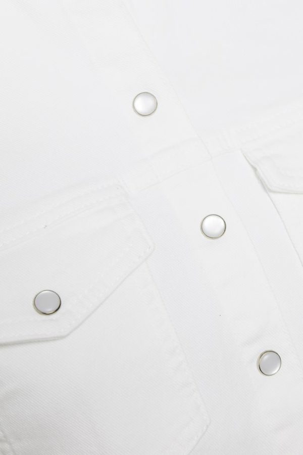 Gestuz AstridGZ denim blouse Bright white