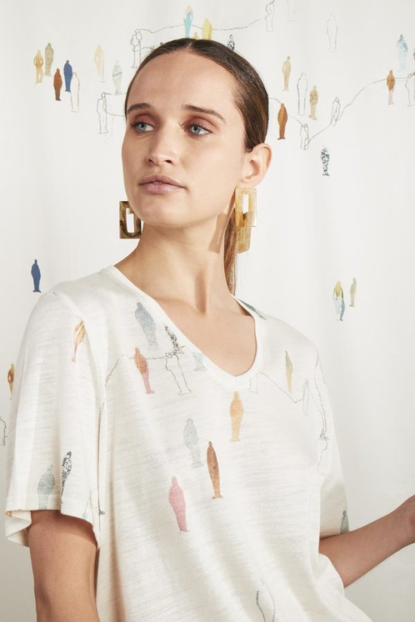 Rhumaa Believe knit top White