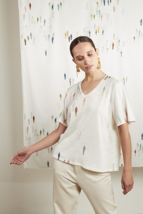 Rhumaa Believe knit top White
