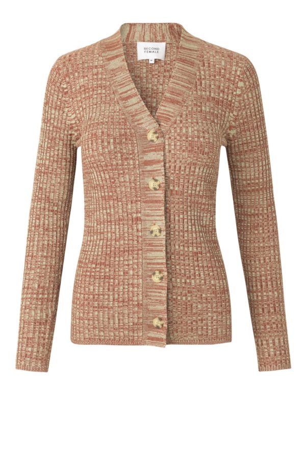 Second Female Ilona knit cardigan Melange