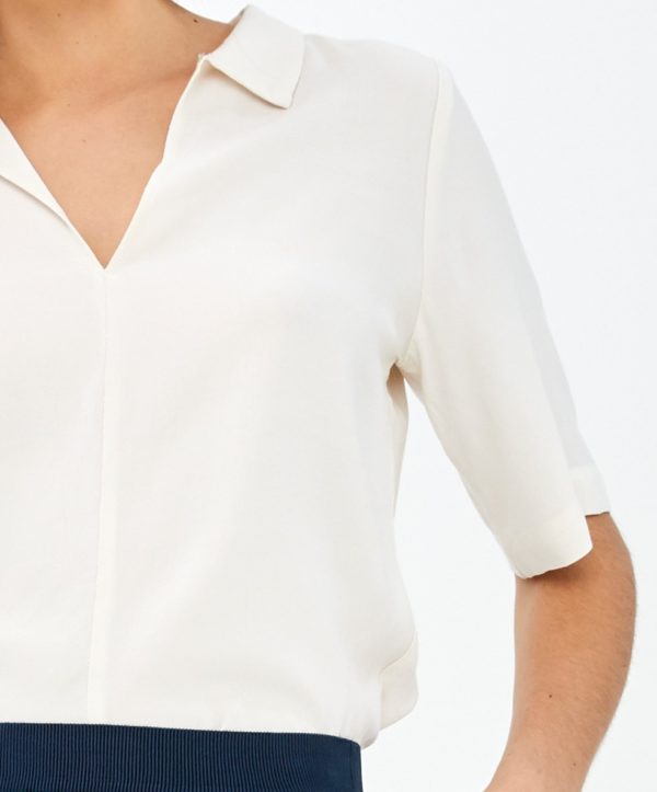 By Bar Polly top Off white