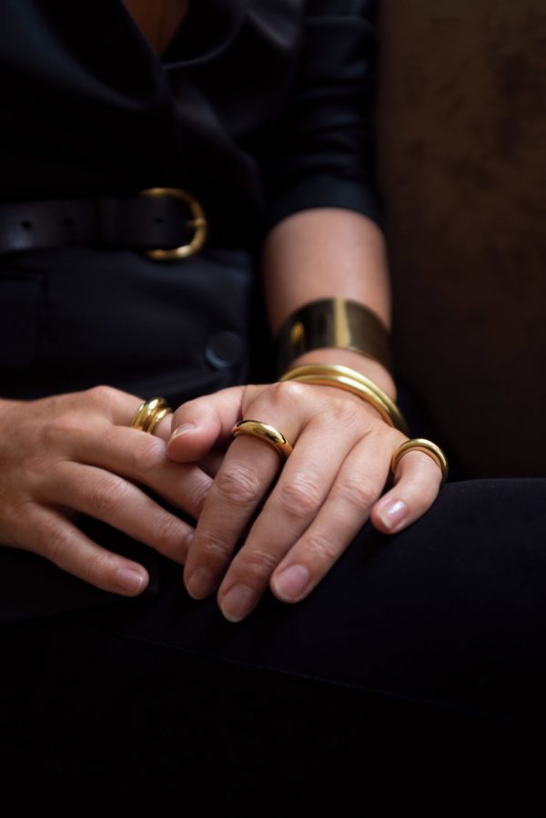 MvdT collection Vintage ring Brass