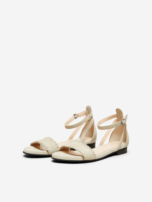 Selected Femme Merle suede flat sandal