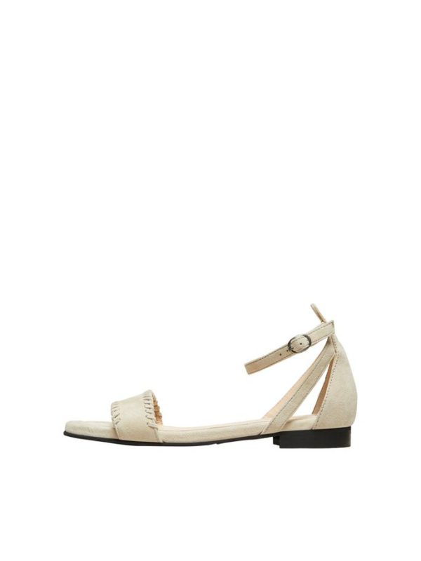 Selected Femme Merle suede flat sandal