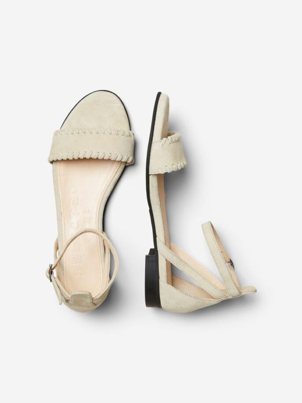 Selected Femme Merle suede flat sandal