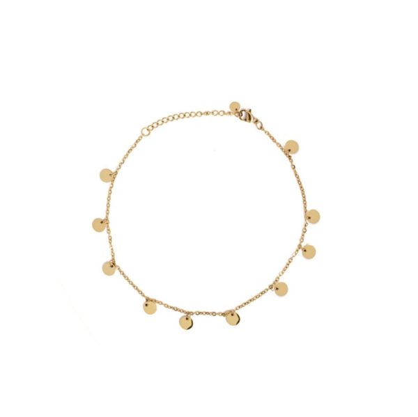 Madam the Label Coin anklet "Gold"
