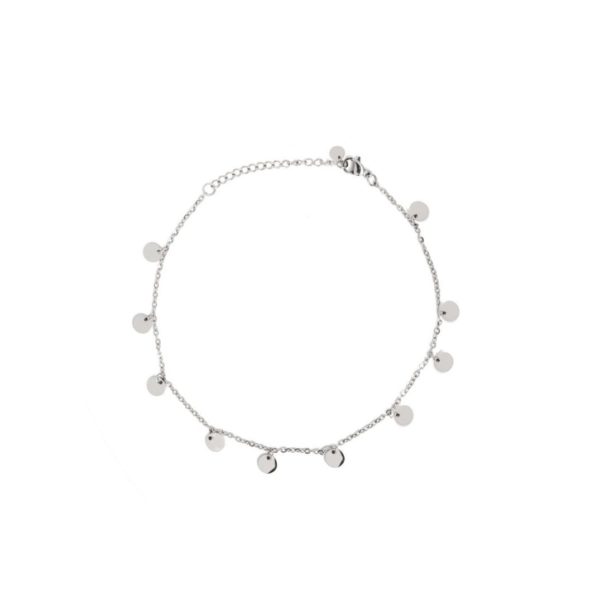 Madam the Label Coin anklet Steel