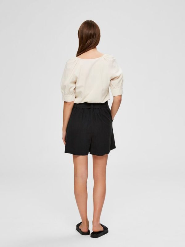 Selected Femme Malvina shorts Black