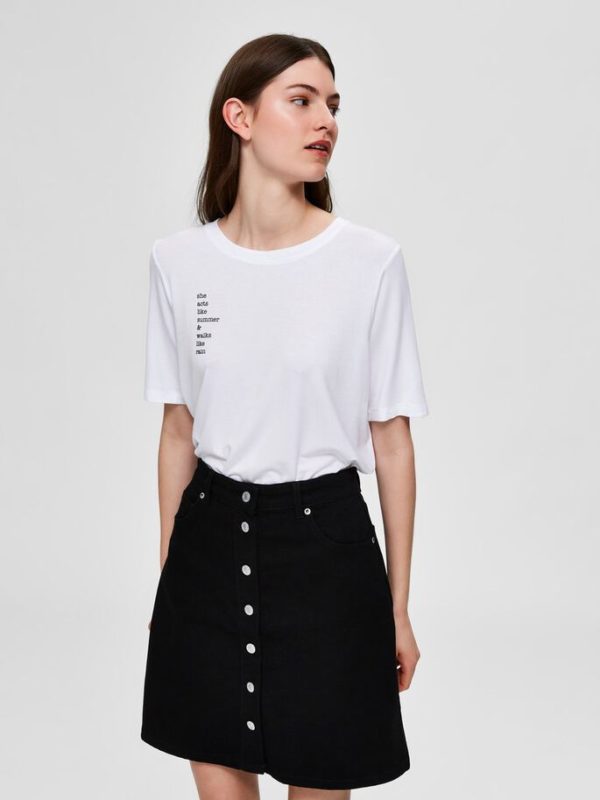 Selected Femme Summa tee White