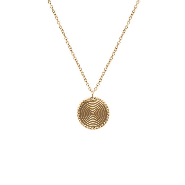 Madam the Label Round twisted necklace Gold or Silver