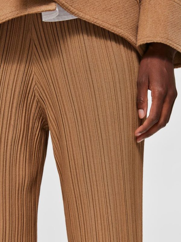 Selected Femme Tigga trousers Tiger's eye