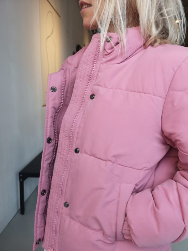 Another Label Mille puffer jacket Pink