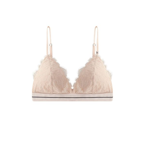 LOVE Stories Darling lace padded bralette Sand