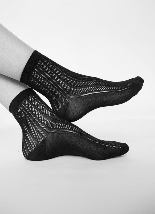 Swedish stockings Klara knit socks Black or Beige