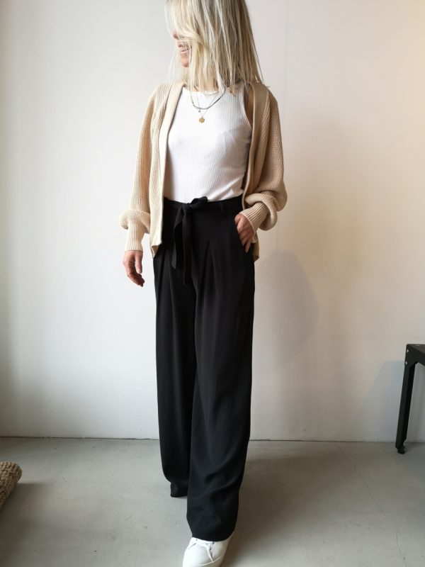 By Bar Wanda crepe pants Black