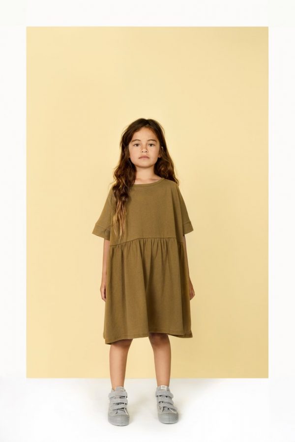 KIDS Gray Label loose fit dress Peanut
