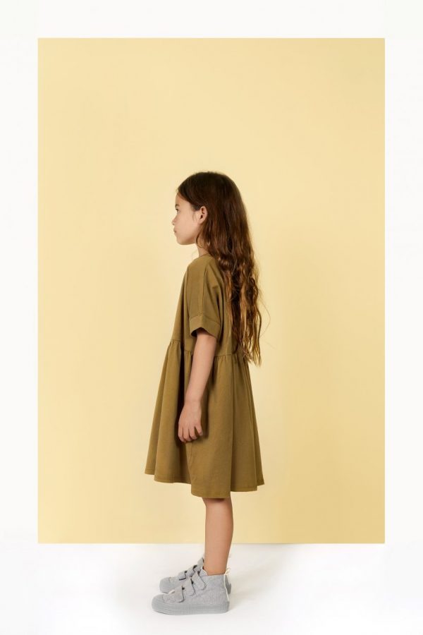 KIDS Gray Label loose fit dress Peanut