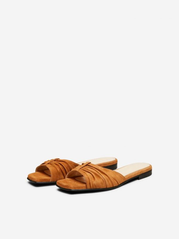 Selected Femme Malle sandals Brown