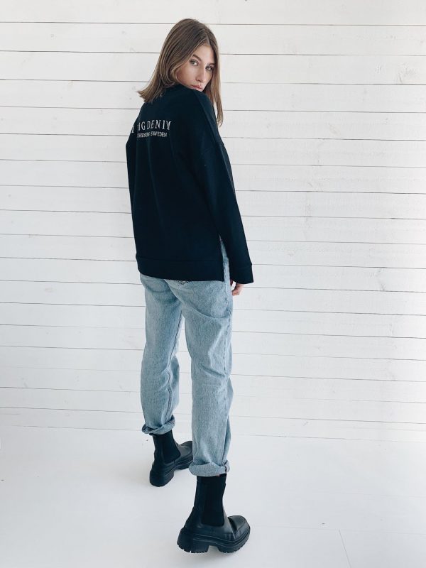 IDigdenim sweater organic Black