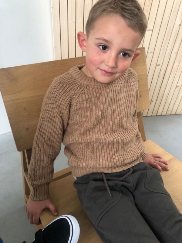 KIDS Lil' Atelier Milio knit Apple cinnamon