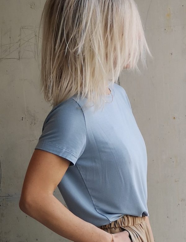 Samsøe & Samsøe Siff tee Dusty blue NEW