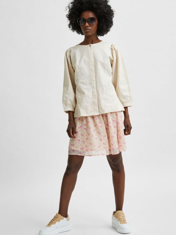 Seleced Femme Cecilie shirt Sandshell