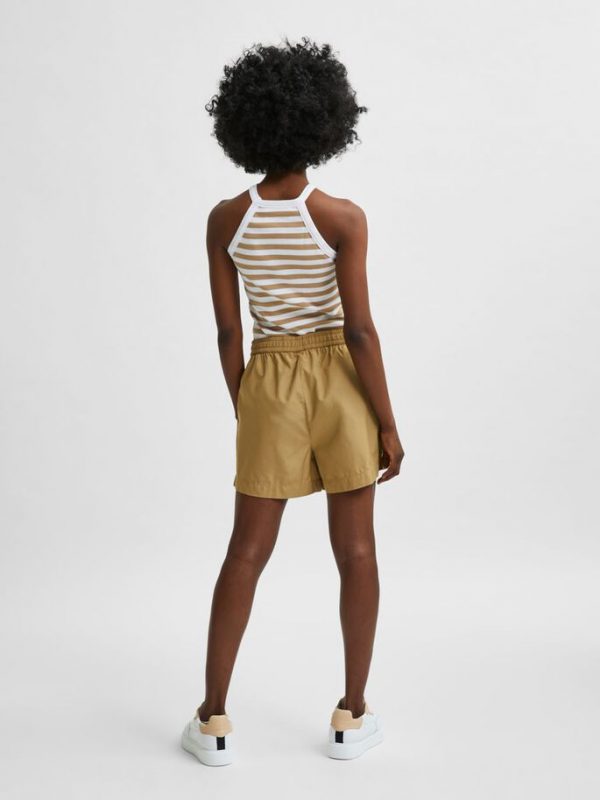 Selected Femme Lilo shorts Kelp or Black