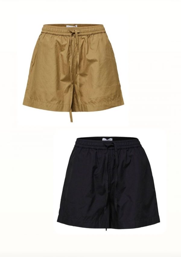 Selected Femme Lilo shorts Kelp or Black