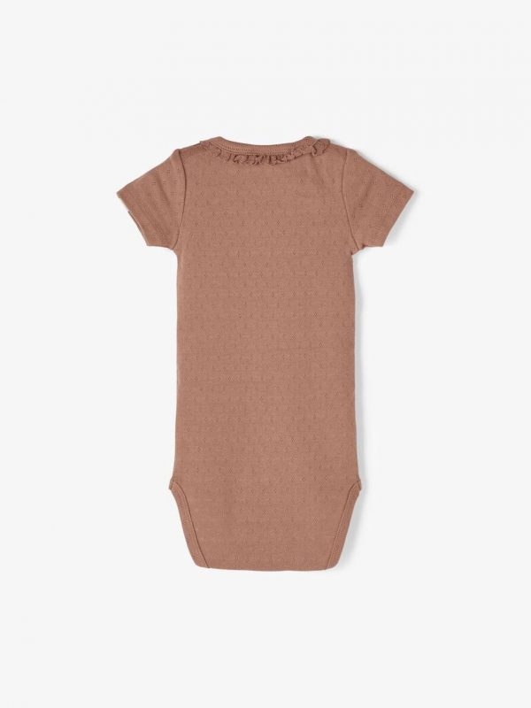 KIDS Lil Atelier Safran romper Brown or Cream