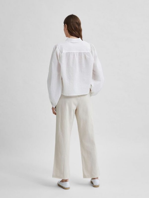 Selected Femme Sera blouse Snow white