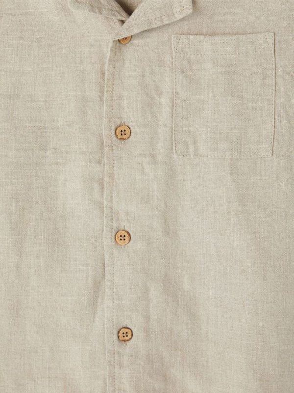 KIDS Lil' Atelier Sigurd shirt Beige