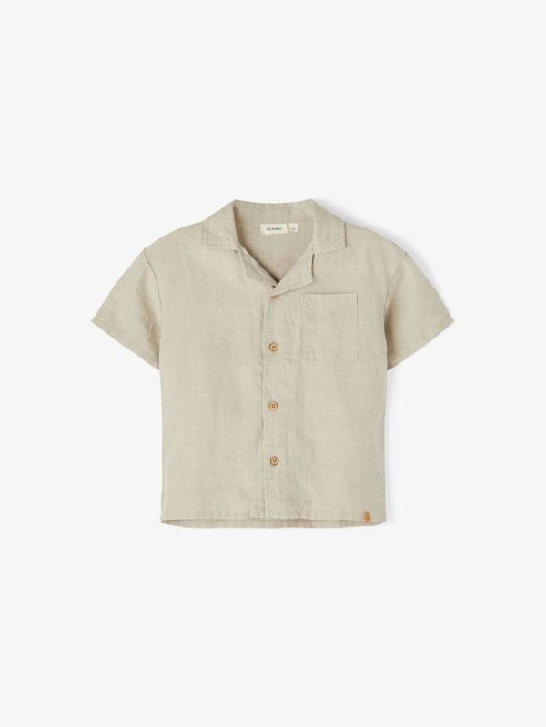 KIDS Lil' Atelier Sigurd shirt Beige