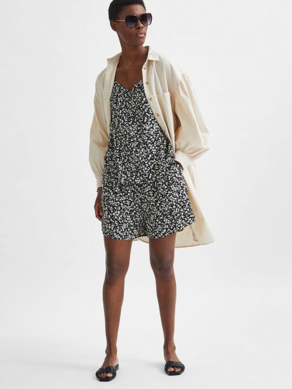 Selected Femme Uma shorts Black