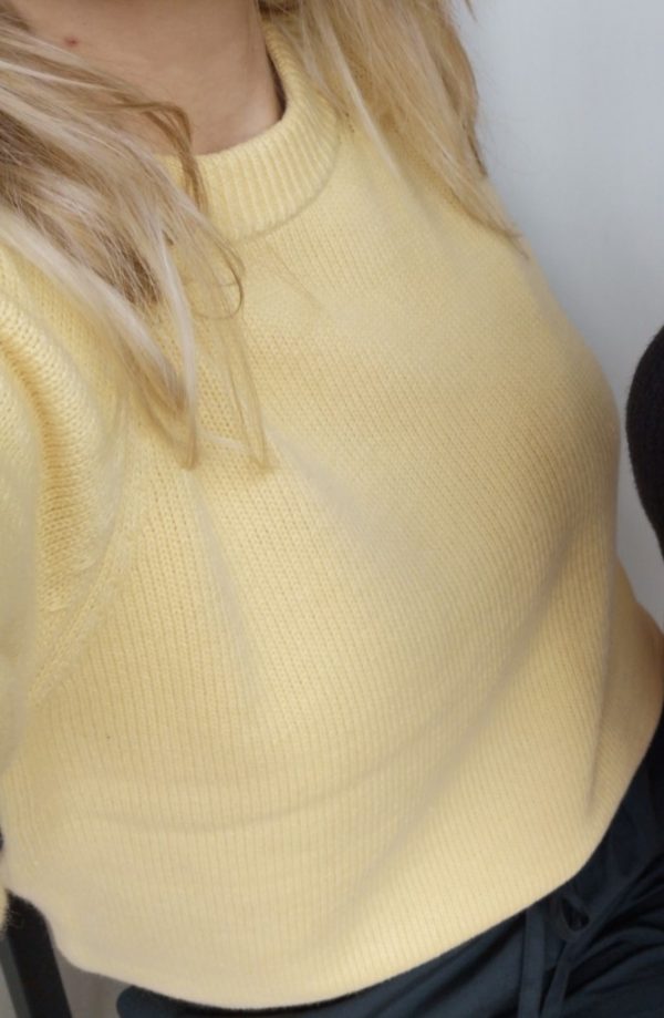 Selected Femme Ava knit Black or Sun