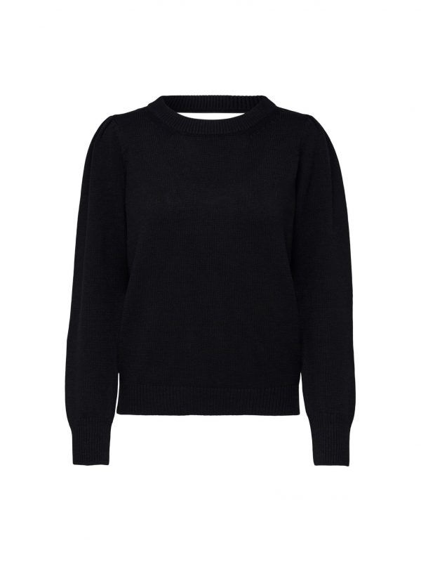 Selected Femme Ava knit Black or Sun