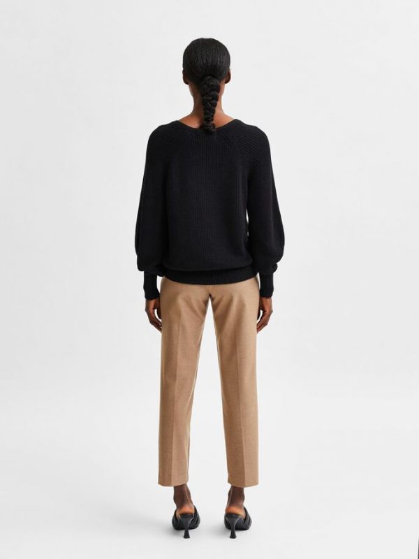 Selected Femme Emmy knit Black