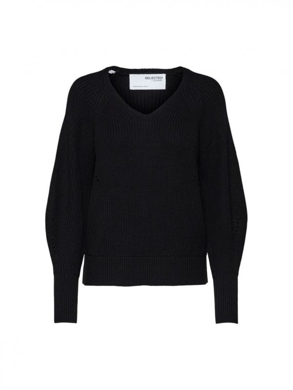 Selected Femme Emmy knit Black