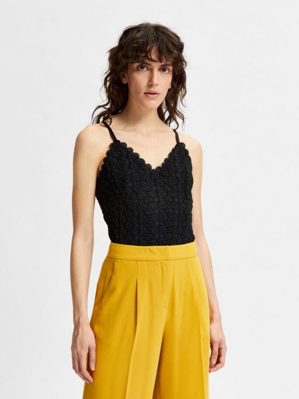 Selected Femme Cat body Black