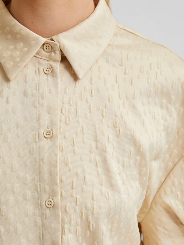 Selected Femme Darlene shirt Jacquard