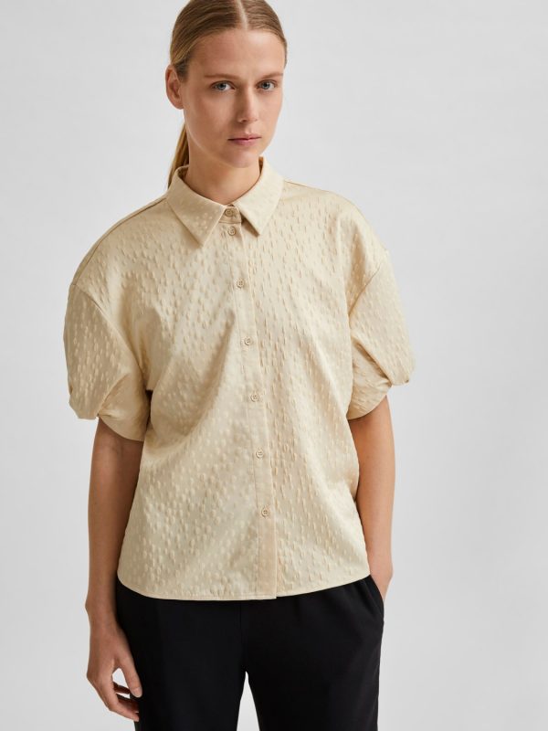 Selected Femme Darlene shirt Jacquard