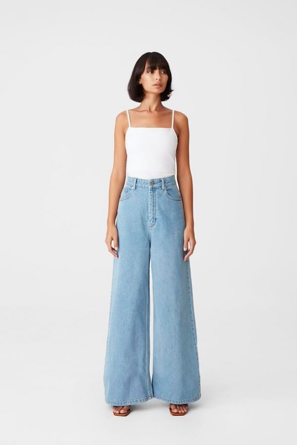 Gestuz ElmaGZ HW jeans Light blue