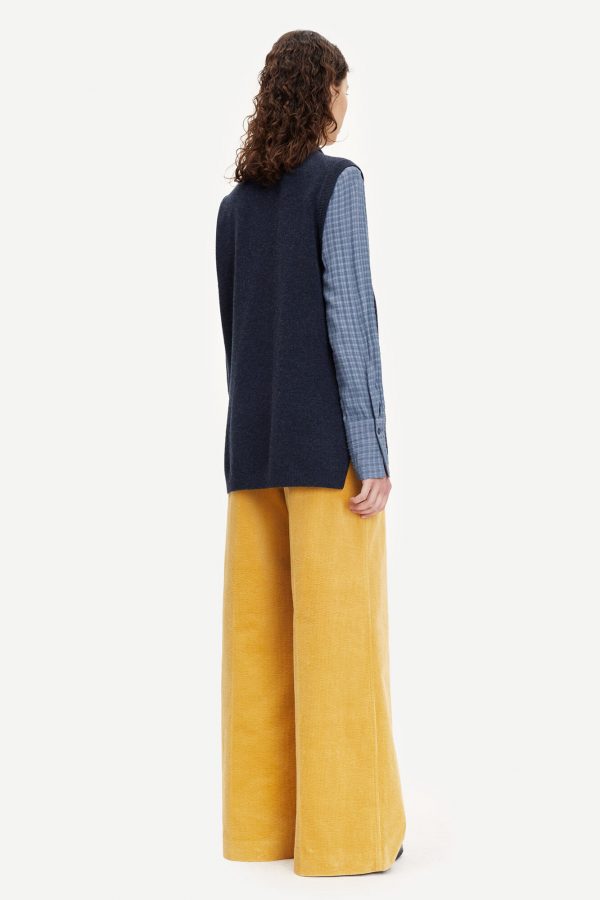 Samsøe & Samsøe Amary long vest Sky captain
