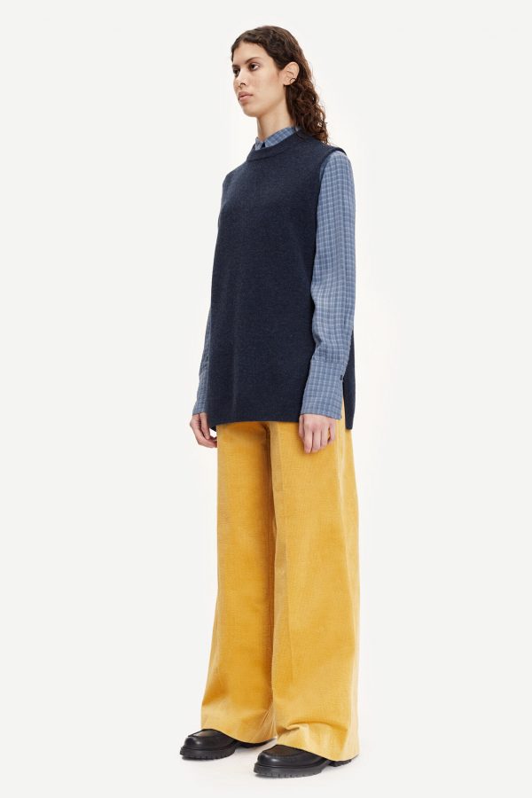 Samsøe & Samsøe Amary long vest Sky captain